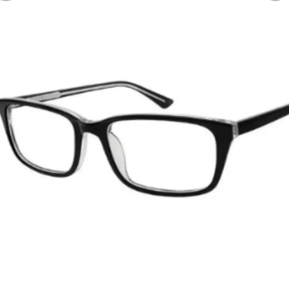 NWT black and gray Caravaggio eyeglass frames C139